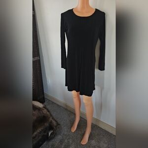 90's Dress LBD FLAX By Jeanne Engelhart Travel Women Owned Collective